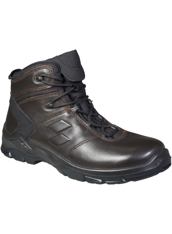 Buty taktyczne brązowe PRO MID BROWN OPC MILITARY - trzewiki skórzane z membraną